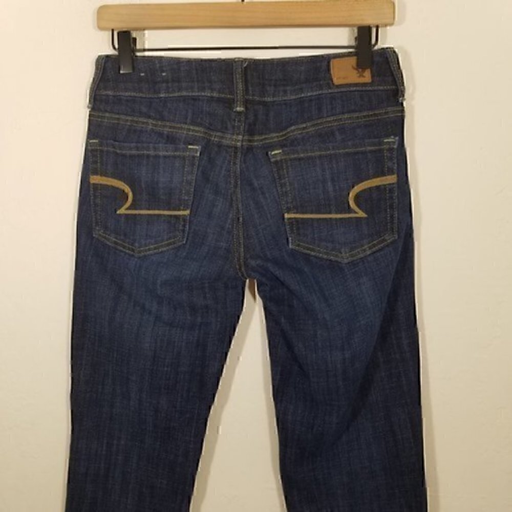 American Eagle Artist Crop Stretch Jeans Size 2 - Picture 5 of 7